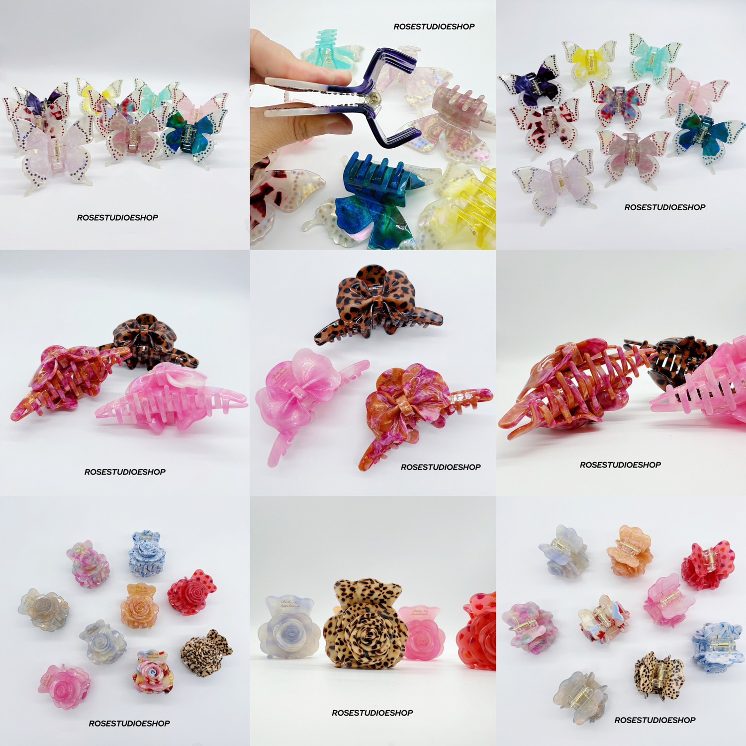 Acetaat Haar Klammen