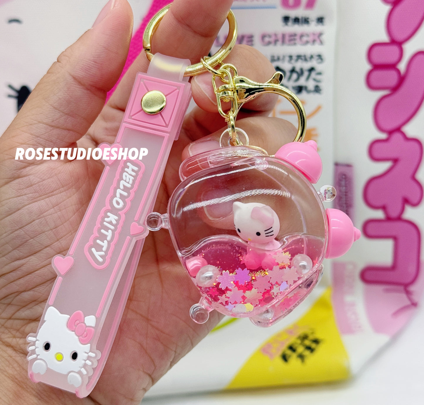 Schattige Vloeibare KT Kat Hanger
